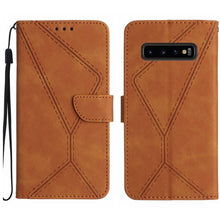 Load image into Gallery viewer, Stitching Embossed Leather Phone Case, For Samsung Galaxy S21 Ultra 5G, For Samsung Galaxy S20, For Samsung Galaxy S20+, For Samsung Galaxy S20 Ultra, For Samsung Galaxy S20 FE, For Samsung Galaxy S10, For Samsung Galaxy S10+, For Samsung Galaxy Note20