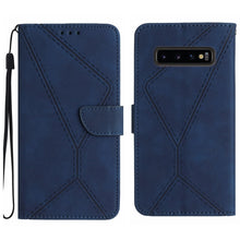 Load image into Gallery viewer, Stitching Embossed Leather Phone Case, For Samsung Galaxy S21 Ultra 5G, For Samsung Galaxy S20, For Samsung Galaxy S20+, For Samsung Galaxy S20 Ultra, For Samsung Galaxy S20 FE, For Samsung Galaxy S10, For Samsung Galaxy S10+, For Samsung Galaxy Note20