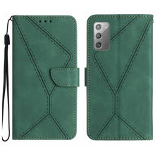 Load image into Gallery viewer, Stitching Embossed Leather Phone Case, For Samsung Galaxy S21 Ultra 5G, For Samsung Galaxy S20, For Samsung Galaxy S20+, For Samsung Galaxy S20 Ultra, For Samsung Galaxy S20 FE, For Samsung Galaxy S10, For Samsung Galaxy S10+, For Samsung Galaxy Note20