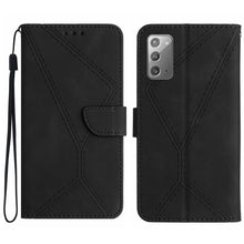 Load image into Gallery viewer, Stitching Embossed Leather Phone Case, For Samsung Galaxy S21 Ultra 5G, For Samsung Galaxy S20, For Samsung Galaxy S20+, For Samsung Galaxy S20 Ultra, For Samsung Galaxy S20 FE, For Samsung Galaxy S10, For Samsung Galaxy S10+, For Samsung Galaxy Note20