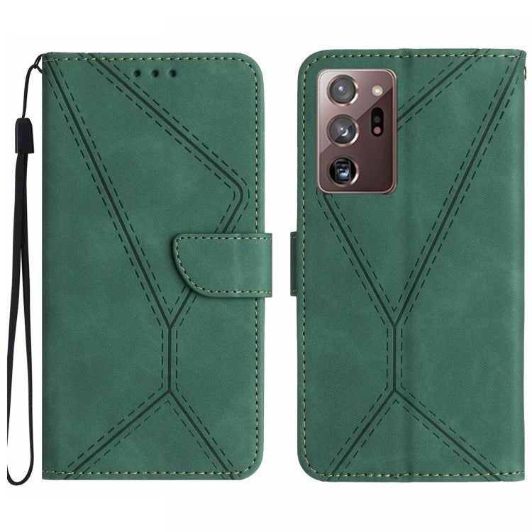 Stitching Embossed Leather Phone Case, For Samsung Galaxy Note20 Ultra, For Samsung Galaxy Note10+, For Samsung Galaxy A03 164mm, For Samsung Galaxy A03 166mm, For Samsung Galaxy A03s 165.8mm, For Samsung Galaxy A03s 166mm                              ...
