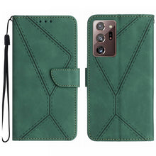 Load image into Gallery viewer, Stitching Embossed Leather Phone Case, For Samsung Galaxy Note20 Ultra, For Samsung Galaxy Note10+, For Samsung Galaxy A03 164mm, For Samsung Galaxy A03 166mm, For Samsung Galaxy A03s 165.8mm, For Samsung Galaxy A03s 166mm                              ...