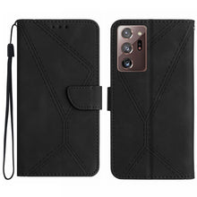 Load image into Gallery viewer, Stitching Embossed Leather Phone Case, For Samsung Galaxy Note20 Ultra, For Samsung Galaxy Note10+, For Samsung Galaxy A03 164mm, For Samsung Galaxy A03 166mm, For Samsung Galaxy A03s 165.8mm, For Samsung Galaxy A03s 166mm                              ...