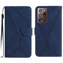 Load image into Gallery viewer, Stitching Embossed Leather Phone Case, For Samsung Galaxy Note20 Ultra, For Samsung Galaxy Note10+, For Samsung Galaxy A03 164mm, For Samsung Galaxy A03 166mm, For Samsung Galaxy A03s 165.8mm, For Samsung Galaxy A03s 166mm                              ...
