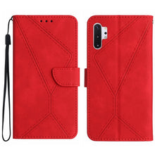 Load image into Gallery viewer, Stitching Embossed Leather Phone Case, For Samsung Galaxy Note20 Ultra, For Samsung Galaxy Note10+, For Samsung Galaxy A03 164mm, For Samsung Galaxy A03 166mm, For Samsung Galaxy A03s 165.8mm, For Samsung Galaxy A03s 166mm                              ...