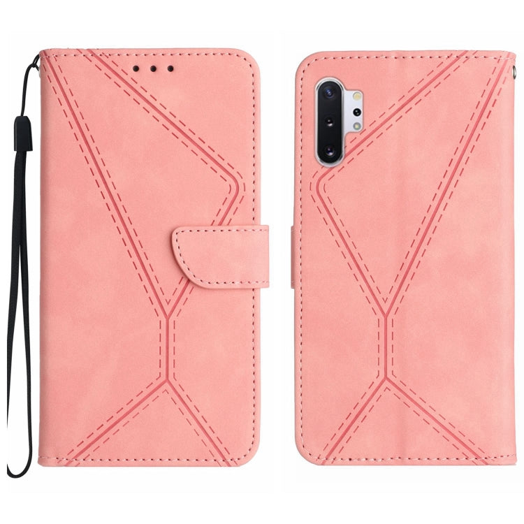 Stitching Embossed Leather Phone Case, For Samsung Galaxy Note20 Ultra, For Samsung Galaxy Note10+, For Samsung Galaxy A03 164mm, For Samsung Galaxy A03 166mm, For Samsung Galaxy A03s 165.8mm, For Samsung Galaxy A03s 166mm                              ...