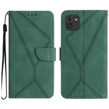 Load image into Gallery viewer, Stitching Embossed Leather Phone Case, For Samsung Galaxy Note20 Ultra, For Samsung Galaxy Note10+, For Samsung Galaxy A03 164mm, For Samsung Galaxy A03 166mm, For Samsung Galaxy A03s 165.8mm, For Samsung Galaxy A03s 166mm                              ...