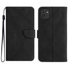 Load image into Gallery viewer, Stitching Embossed Leather Phone Case, For Samsung Galaxy Note20 Ultra, For Samsung Galaxy Note10+, For Samsung Galaxy A03 164mm, For Samsung Galaxy A03 166mm, For Samsung Galaxy A03s 165.8mm, For Samsung Galaxy A03s 166mm                              ...