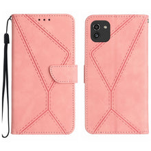 Load image into Gallery viewer, Stitching Embossed Leather Phone Case, For Samsung Galaxy Note20 Ultra, For Samsung Galaxy Note10+, For Samsung Galaxy A03 164mm, For Samsung Galaxy A03 166mm, For Samsung Galaxy A03s 165.8mm, For Samsung Galaxy A03s 166mm                              ...