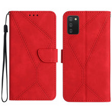 Load image into Gallery viewer, Stitching Embossed Leather Phone Case, For Samsung Galaxy Note20 Ultra, For Samsung Galaxy Note10+, For Samsung Galaxy A03 164mm, For Samsung Galaxy A03 166mm, For Samsung Galaxy A03s 165.8mm, For Samsung Galaxy A03s 166mm                              ...
