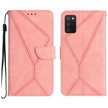 Load image into Gallery viewer, Stitching Embossed Leather Phone Case, For Samsung Galaxy Note20 Ultra, For Samsung Galaxy Note10+, For Samsung Galaxy A03 164mm, For Samsung Galaxy A03 166mm, For Samsung Galaxy A03s 165.8mm, For Samsung Galaxy A03s 166mm                              ...