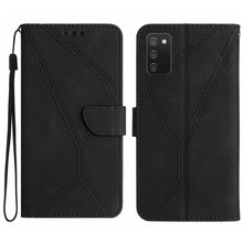 Load image into Gallery viewer, Stitching Embossed Leather Phone Case, For Samsung Galaxy Note20 Ultra, For Samsung Galaxy Note10+, For Samsung Galaxy A03 164mm, For Samsung Galaxy A03 166mm, For Samsung Galaxy A03s 165.8mm, For Samsung Galaxy A03s 166mm                              ...