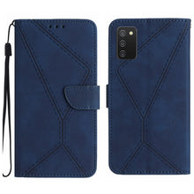 Load image into Gallery viewer, Stitching Embossed Leather Phone Case, For Samsung Galaxy Note20 Ultra, For Samsung Galaxy Note10+, For Samsung Galaxy A03 164mm, For Samsung Galaxy A03 166mm, For Samsung Galaxy A03s 165.8mm, For Samsung Galaxy A03s 166mm                              ...