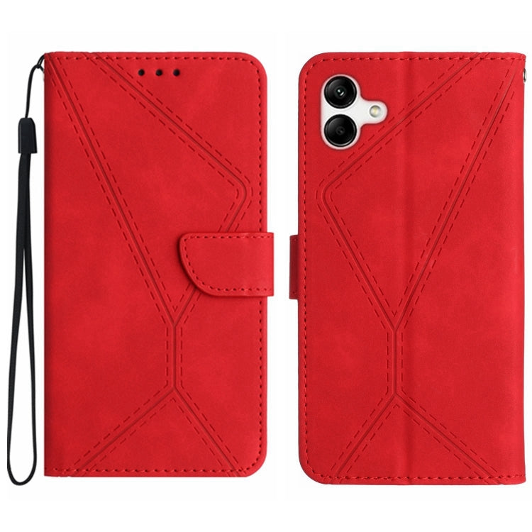 Stitching Embossed Leather Phone Case, For Samsung Galaxy Note20 Ultra, For Samsung Galaxy Note10+, For Samsung Galaxy A03 164mm, For Samsung Galaxy A03 166mm, For Samsung Galaxy A03s 165.8mm, For Samsung Galaxy A03s 166mm                              ...