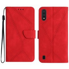 Load image into Gallery viewer, Stitching Embossed Leather Phone Case, For Samsung Galaxy Note20 Ultra, For Samsung Galaxy Note10+, For Samsung Galaxy A03 164mm, For Samsung Galaxy A03 166mm, For Samsung Galaxy A03s 165.8mm, For Samsung Galaxy A03s 166mm                              ...