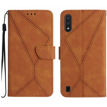 Load image into Gallery viewer, Stitching Embossed Leather Phone Case, For Samsung Galaxy Note20 Ultra, For Samsung Galaxy Note10+, For Samsung Galaxy A03 164mm, For Samsung Galaxy A03 166mm, For Samsung Galaxy A03s 165.8mm, For Samsung Galaxy A03s 166mm                              ...