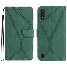 Load image into Gallery viewer, Stitching Embossed Leather Phone Case, For Samsung Galaxy Note20 Ultra, For Samsung Galaxy Note10+, For Samsung Galaxy A03 164mm, For Samsung Galaxy A03 166mm, For Samsung Galaxy A03s 165.8mm, For Samsung Galaxy A03s 166mm                              ...