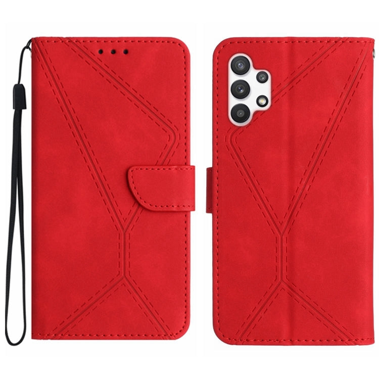 Stitching Embossed Leather Phone Case, For Samsung Galaxy A12 / M12, For Samsung Galaxy A13 4G, For Samsung Galaxy A13 5G / M13 5G, For Samsung Galaxy A14 5G / A14 4G, For Samsung Galaxy A20 / A30, For Samsung Galaxy A20e / A10e, For Samsung Galaxy A22...