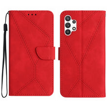 Load image into Gallery viewer, Stitching Embossed Leather Phone Case, For Samsung Galaxy A12 / M12, For Samsung Galaxy A13 4G, For Samsung Galaxy A13 5G / M13 5G, For Samsung Galaxy A14 5G / A14 4G, For Samsung Galaxy A20 / A30, For Samsung Galaxy A20e / A10e, For Samsung Galaxy A22...
