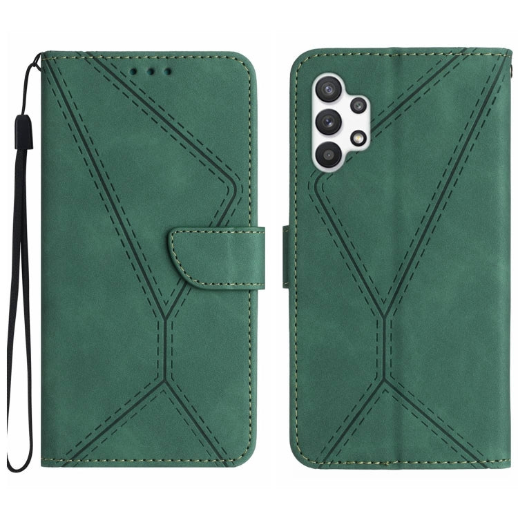 Stitching Embossed Leather Phone Case, For Samsung Galaxy A12 / M12, For Samsung Galaxy A13 4G, For Samsung Galaxy A13 5G / M13 5G, For Samsung Galaxy A14 5G / A14 4G, For Samsung Galaxy A20 / A30, For Samsung Galaxy A20e / A10e, For Samsung Galaxy A22...