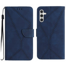 Load image into Gallery viewer, Stitching Embossed Leather Phone Case, For Samsung Galaxy A12 / M12, For Samsung Galaxy A13 4G, For Samsung Galaxy A13 5G / M13 5G, For Samsung Galaxy A14 5G / A14 4G, For Samsung Galaxy A20 / A30, For Samsung Galaxy A20e / A10e, For Samsung Galaxy A22...