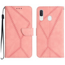 Load image into Gallery viewer, Stitching Embossed Leather Phone Case, For Samsung Galaxy A12 / M12, For Samsung Galaxy A13 4G, For Samsung Galaxy A13 5G / M13 5G, For Samsung Galaxy A14 5G / A14 4G, For Samsung Galaxy A20 / A30, For Samsung Galaxy A20e / A10e, For Samsung Galaxy A22...