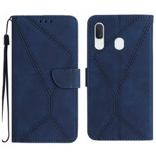 Load image into Gallery viewer, Stitching Embossed Leather Phone Case, For Samsung Galaxy A12 / M12, For Samsung Galaxy A13 4G, For Samsung Galaxy A13 5G / M13 5G, For Samsung Galaxy A14 5G / A14 4G, For Samsung Galaxy A20 / A30, For Samsung Galaxy A20e / A10e, For Samsung Galaxy A22...