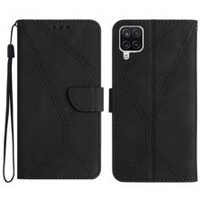 Load image into Gallery viewer, Stitching Embossed Leather Phone Case, For Samsung Galaxy A12 / M12, For Samsung Galaxy A13 4G, For Samsung Galaxy A13 5G / M13 5G, For Samsung Galaxy A14 5G / A14 4G, For Samsung Galaxy A20 / A30, For Samsung Galaxy A20e / A10e, For Samsung Galaxy A22...