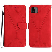 Load image into Gallery viewer, Stitching Embossed Leather Phone Case, For Samsung Galaxy A12 / M12, For Samsung Galaxy A13 4G, For Samsung Galaxy A13 5G / M13 5G, For Samsung Galaxy A14 5G / A14 4G, For Samsung Galaxy A20 / A30, For Samsung Galaxy A20e / A10e, For Samsung Galaxy A22...