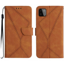 Load image into Gallery viewer, Stitching Embossed Leather Phone Case, For Samsung Galaxy A12 / M12, For Samsung Galaxy A13 4G, For Samsung Galaxy A13 5G / M13 5G, For Samsung Galaxy A14 5G / A14 4G, For Samsung Galaxy A20 / A30, For Samsung Galaxy A20e / A10e, For Samsung Galaxy A22...