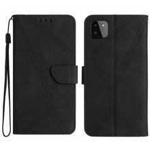 Load image into Gallery viewer, Stitching Embossed Leather Phone Case, For Samsung Galaxy A12 / M12, For Samsung Galaxy A13 4G, For Samsung Galaxy A13 5G / M13 5G, For Samsung Galaxy A14 5G / A14 4G, For Samsung Galaxy A20 / A30, For Samsung Galaxy A20e / A10e, For Samsung Galaxy A22...