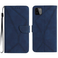 Load image into Gallery viewer, Stitching Embossed Leather Phone Case, For Samsung Galaxy A12 / M12, For Samsung Galaxy A13 4G, For Samsung Galaxy A13 5G / M13 5G, For Samsung Galaxy A14 5G / A14 4G, For Samsung Galaxy A20 / A30, For Samsung Galaxy A20e / A10e, For Samsung Galaxy A22...