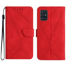 Load image into Gallery viewer, Stitching Embossed Leather Phone Case, For Samsung Galaxy A51 4G, For Samsung Galaxy A51 5G, For Samsung Galaxy A52 / A52s, For Samsung Galaxy A53 5G, For Samsung Galaxy A54 5G, For Samsung Galaxy A70 / A70s, For Samsung Galaxy A71 4G                  ...