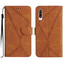 Load image into Gallery viewer, Stitching Embossed Leather Phone Case, For Samsung Galaxy A51 4G, For Samsung Galaxy A51 5G, For Samsung Galaxy A52 / A52s, For Samsung Galaxy A53 5G, For Samsung Galaxy A54 5G, For Samsung Galaxy A70 / A70s, For Samsung Galaxy A71 4G                  ...