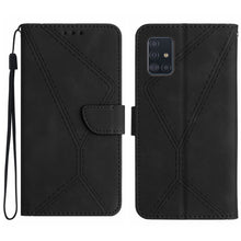 Load image into Gallery viewer, Stitching Embossed Leather Phone Case, For Samsung Galaxy A51 4G, For Samsung Galaxy A51 5G, For Samsung Galaxy A52 / A52s, For Samsung Galaxy A53 5G, For Samsung Galaxy A54 5G, For Samsung Galaxy A70 / A70s, For Samsung Galaxy A71 4G                  ...