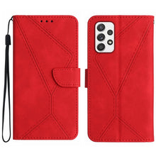 Load image into Gallery viewer, Stitching Embossed Leather Phone Case, For Samsung Galaxy A72 4G/5G, For Samsung Galaxy A73 5G, For Samsung Galaxy F14 5G, For Samsung Galaxy M14 5G, For Samsung Galaxy M33 5G, For Samsung Galaxy M53 5G, For Samsung Galaxy M54 5G