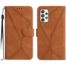Load image into Gallery viewer, Stitching Embossed Leather Phone Case, For Samsung Galaxy A72 4G/5G, For Samsung Galaxy A73 5G, For Samsung Galaxy F14 5G, For Samsung Galaxy M14 5G, For Samsung Galaxy M33 5G, For Samsung Galaxy M53 5G, For Samsung Galaxy M54 5G