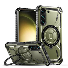 Load image into Gallery viewer, Armor Series Holder Phone Case, For Samsung Galaxy S24 Ultra 5G, For Samsung Galaxy S22 5G, For Samsung Galaxy S22+ 5G, For Samsung Galaxy S24+ 5G, For Samsung Galaxy S24 5G, For Samsung Galaxy S22 Ultra 5G, For Samsung Galaxy S21 5G                   ...
