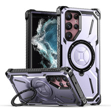 Load image into Gallery viewer, Armor Series Holder Phone Case, For Samsung Galaxy S24 Ultra 5G, For Samsung Galaxy S22 5G, For Samsung Galaxy S22+ 5G, For Samsung Galaxy S24+ 5G, For Samsung Galaxy S24 5G, For Samsung Galaxy S22 Ultra 5G, For Samsung Galaxy S21 5G                   ...