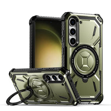 Load image into Gallery viewer, Armor Series Holder Phone Case, For Samsung Galaxy S24 Ultra 5G, For Samsung Galaxy S22 5G, For Samsung Galaxy S22+ 5G, For Samsung Galaxy S24+ 5G, For Samsung Galaxy S24 5G, For Samsung Galaxy S22 Ultra 5G, For Samsung Galaxy S21 5G                   ...