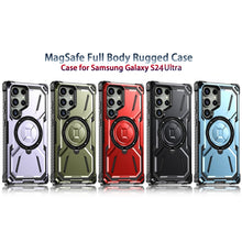 Load image into Gallery viewer, Armor Series Holder Phone Case, For Samsung Galaxy S24 Ultra 5G, For Samsung Galaxy S22 5G, For Samsung Galaxy S22+ 5G, For Samsung Galaxy S24+ 5G, For Samsung Galaxy S24 5G, For Samsung Galaxy S22 Ultra 5G, For Samsung Galaxy S21 5G                   ...