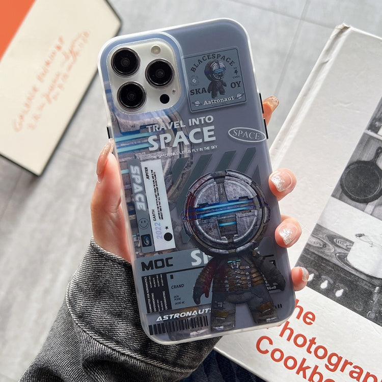 Dual-side IMD Astronaut Frosted Phone Case