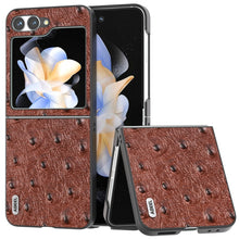 Load image into Gallery viewer, ABEEL Genuine Leather Ostrich Texture Phone Case
