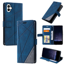 Load image into Gallery viewer, Skin Feel Splicing Leather Phone Case, For Samsung Galaxy Xcover 7, For Samsung Galaxy A55 5G, For Samsung Galaxy A35 5G, For Samsung Galaxy S24 Ultra 5G, For Samsung Galaxy S24+ 5G, For Samsung Galaxy S24 5G, For Samsung Galaxy A15                    ...