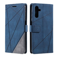 Load image into Gallery viewer, Skin Feel Splicing Leather Phone Case