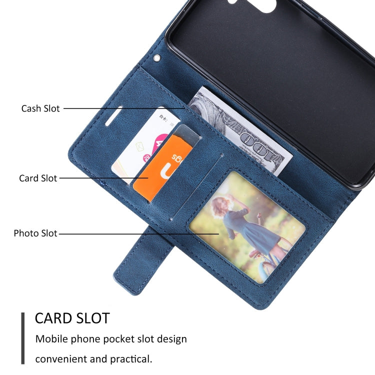 Skin Feel Splicing Leather Phone Case