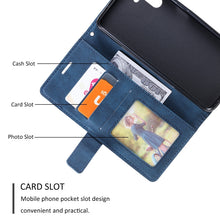 Load image into Gallery viewer, Skin Feel Splicing Leather Phone Case