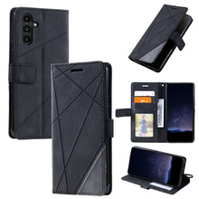 Load image into Gallery viewer, Skin Feel Splicing Leather Phone Case, For Samsung Galaxy Xcover 7, For Samsung Galaxy A55 5G, For Samsung Galaxy A35 5G, For Samsung Galaxy S24 Ultra 5G, For Samsung Galaxy S24+ 5G, For Samsung Galaxy S24 5G, For Samsung Galaxy A15                    ...