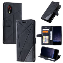 Load image into Gallery viewer, Skin Feel Splicing Leather Phone Case, For Samsung Galaxy Xcover 7, For Samsung Galaxy A55 5G, For Samsung Galaxy A35 5G, For Samsung Galaxy S24 Ultra 5G, For Samsung Galaxy S24+ 5G, For Samsung Galaxy S24 5G, For Samsung Galaxy A15                    ...