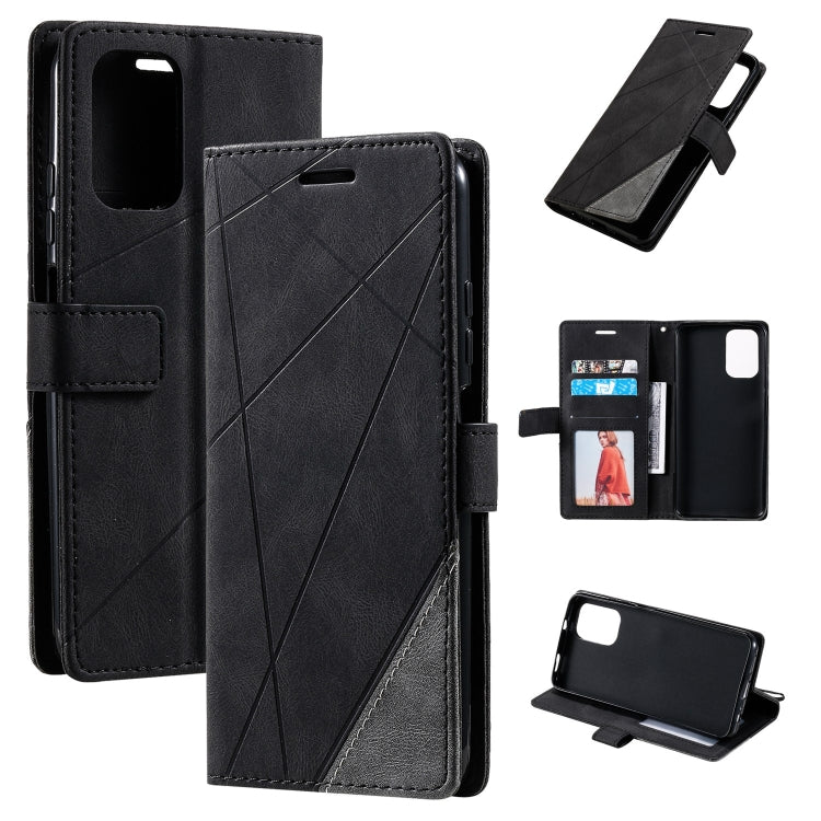 Skin Feel Splicing Leather Phone Case, For Xiaomi Redmi Note 13 Pro+, For Xiaomi Redmi Note 13 Pro 5G, For Xiaomi 13T / Redmi K60 Ultra, For Redmi 12 4G, For Xiaomi POCO F5, For Redmi K60 / K60 Pro, For Redmi Note 12S 4G Global                         ...